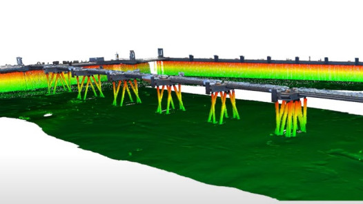 Fotogrammetrinen 3D-mallinnuskuva Helsingin Satamasta.